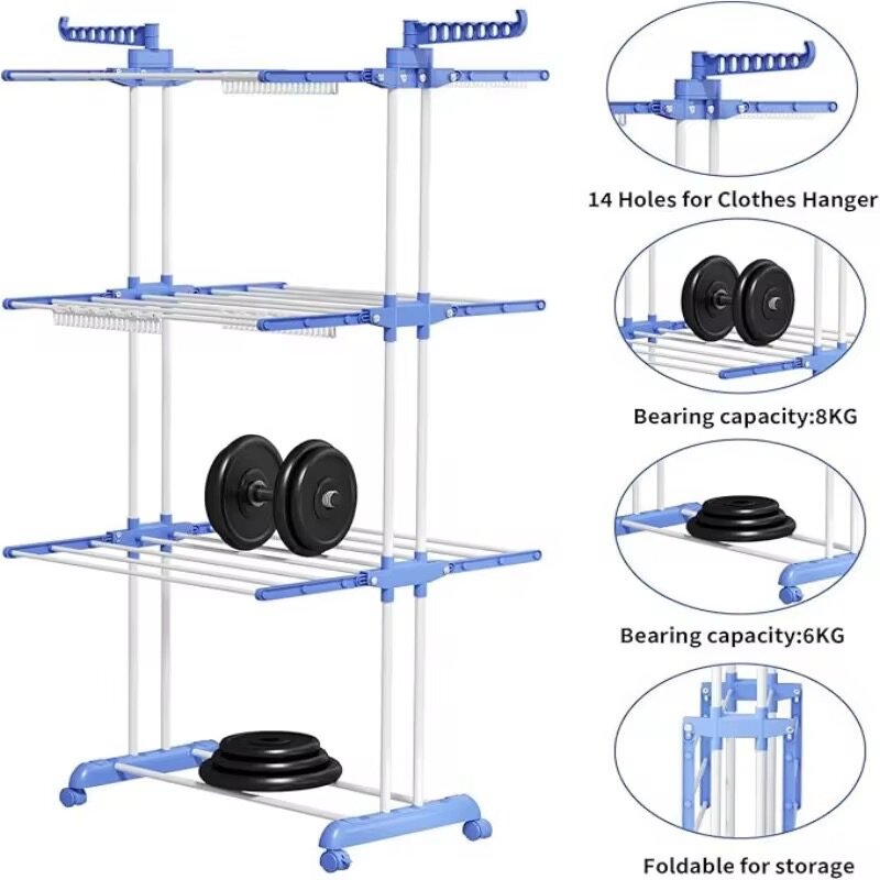 Étagère à linge pliable