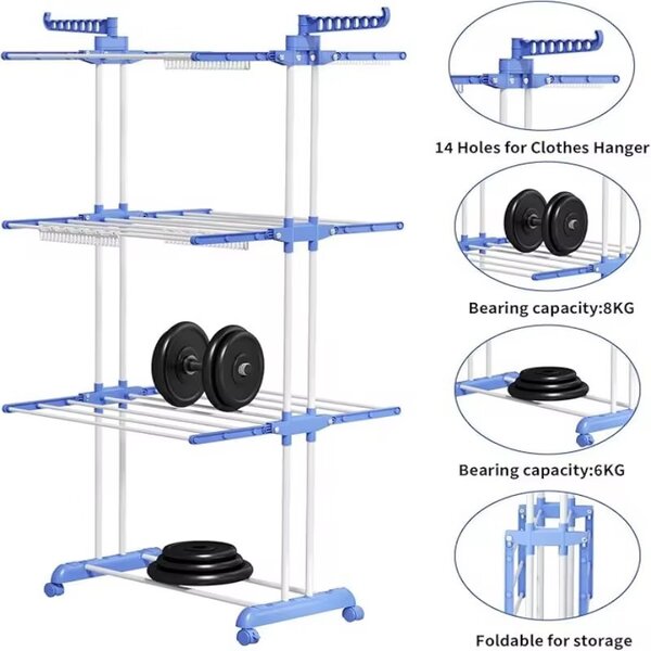 Étagère à linge pliable