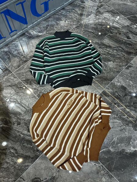 Pulls rayés en laine