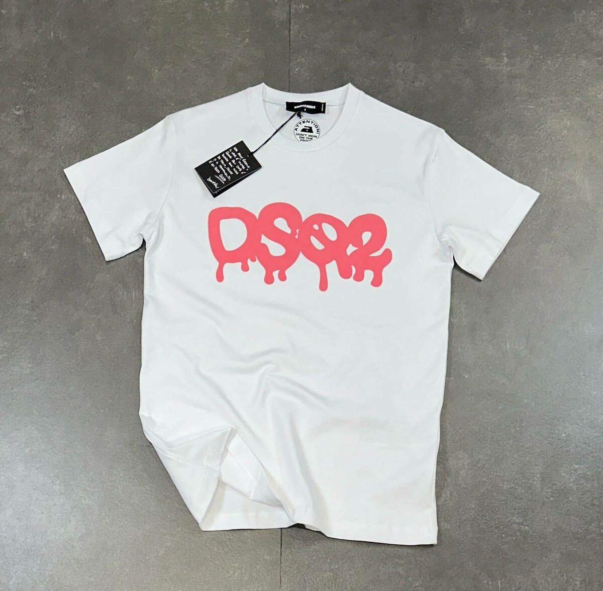 T-shirt imprimé lettre-blanc