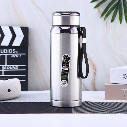 Stainless Steel Vacuum Flask Thermos Travel Cup 1000ML Red