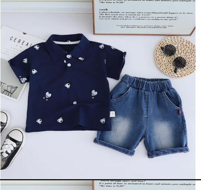 Tenue garçon teeshirt et short