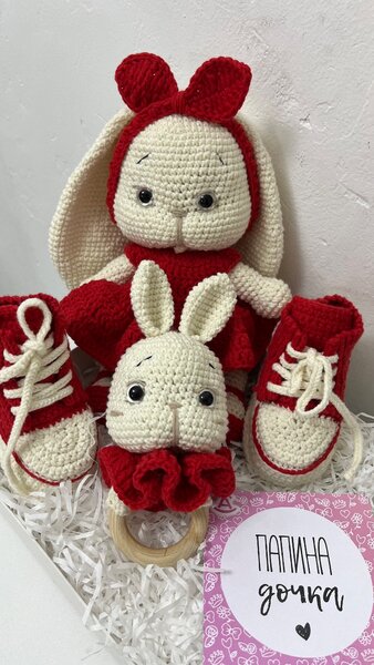 Эстетические вязанные игрушки