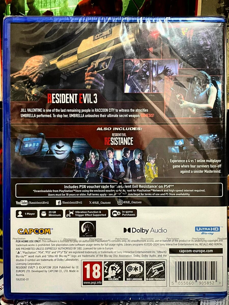 Resident Evil 3 CD PS5