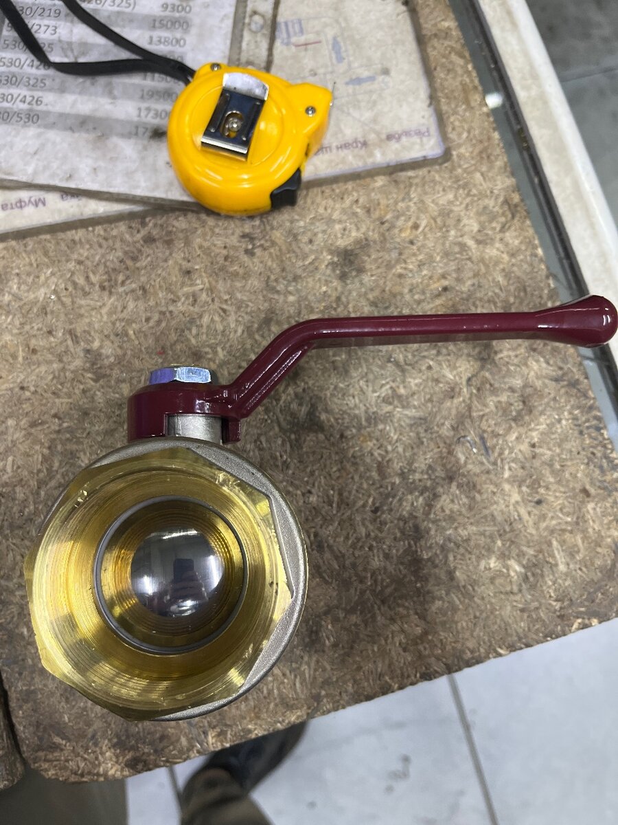 Кран шаровый латунный Temper