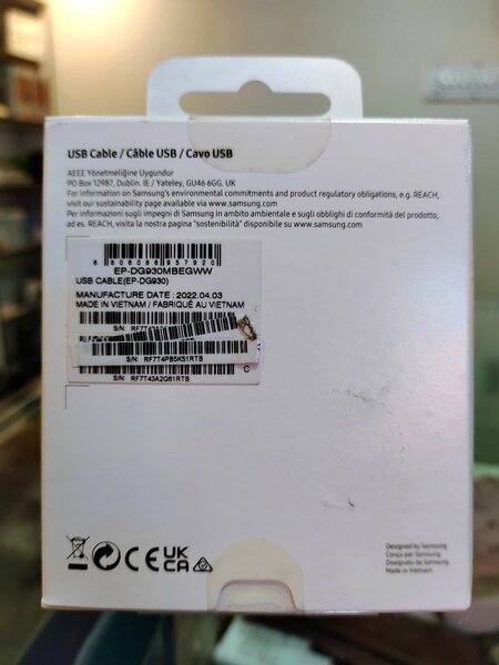 Original Samsung Type C Data Cable