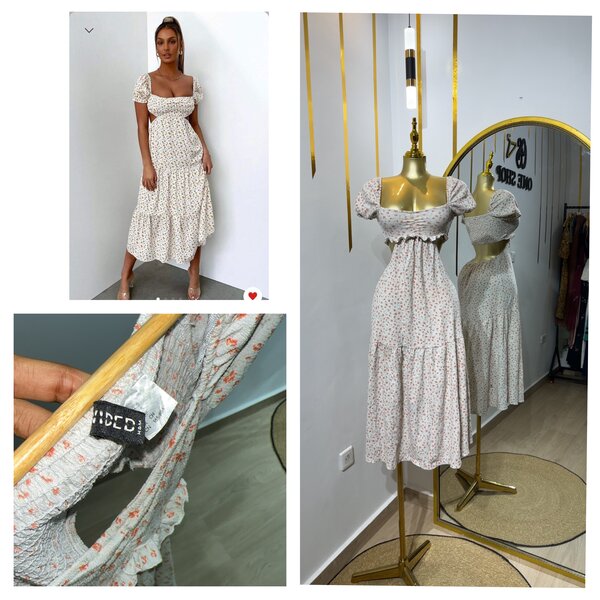 Robe à fleurs bohème