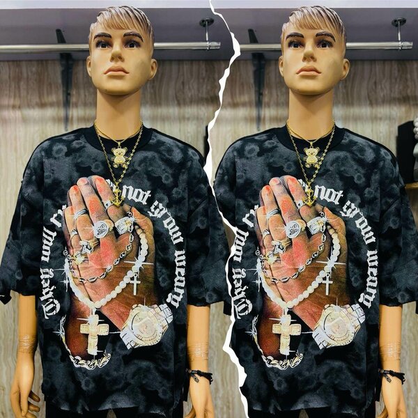 T-shirt mode streetwear graphique