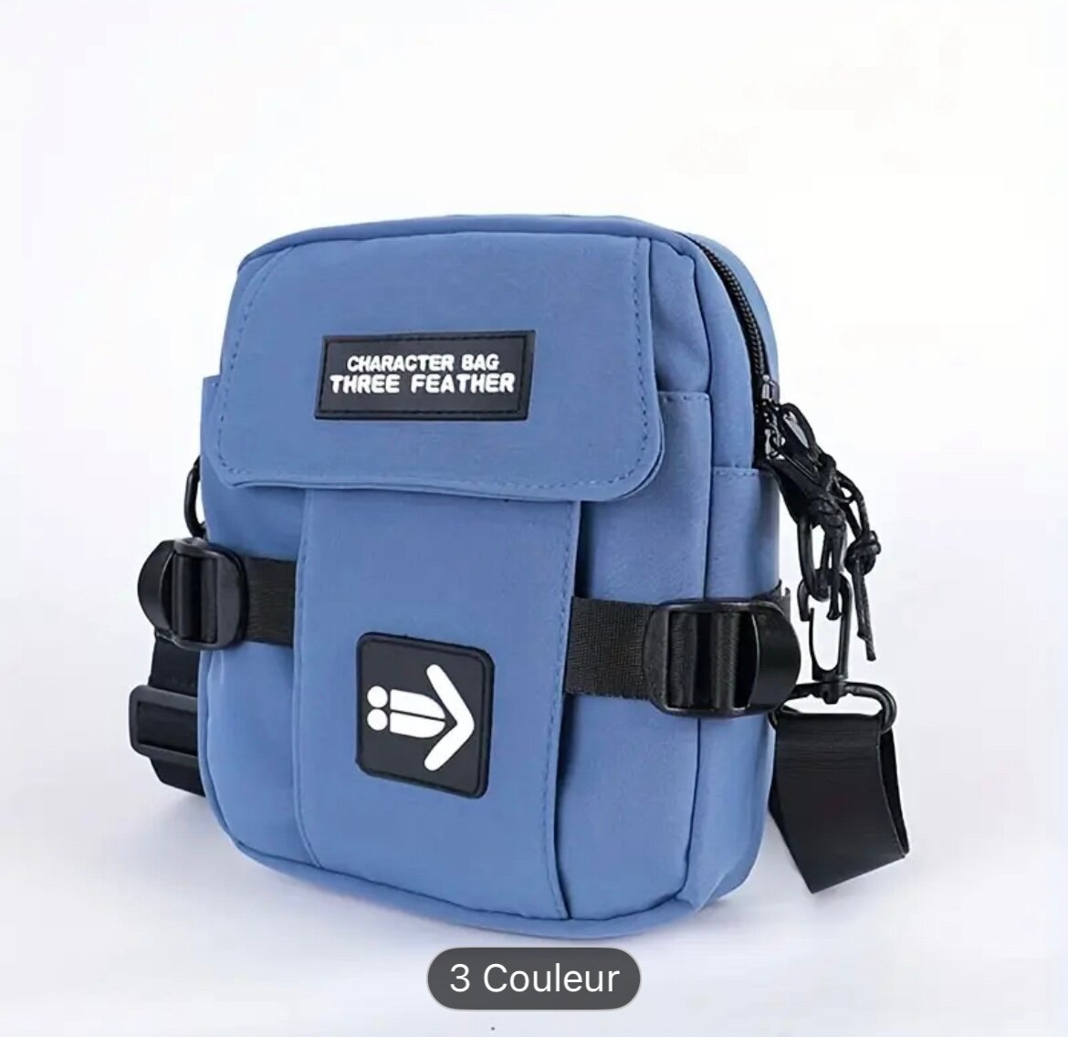 Sac bandoulière tendance multicolore