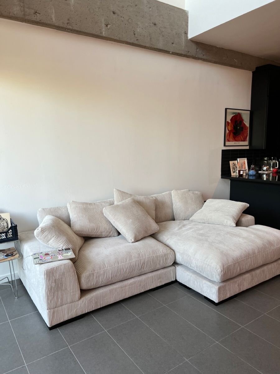 Canapé d'angle confortable