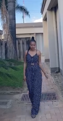 black and white jumpsuit