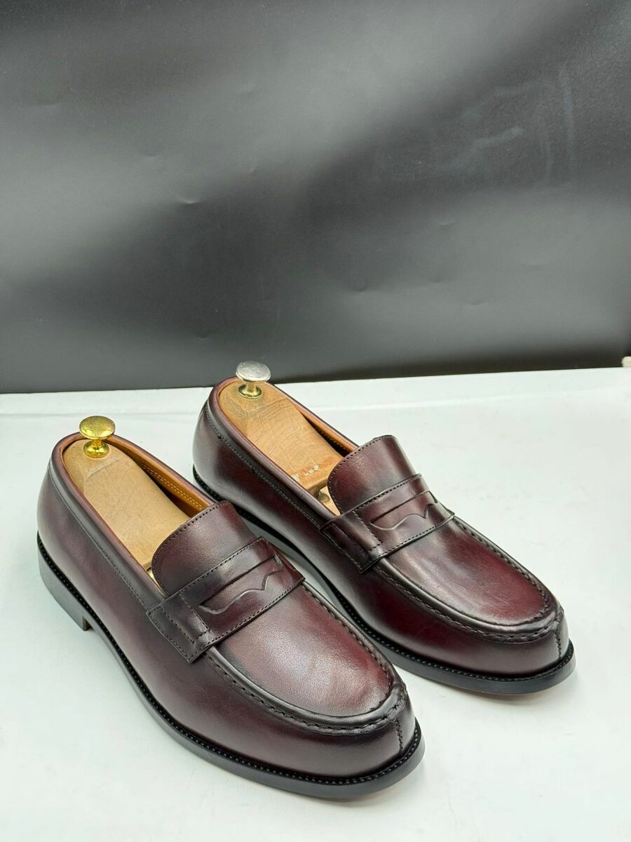 Mocassins élégants en cuir