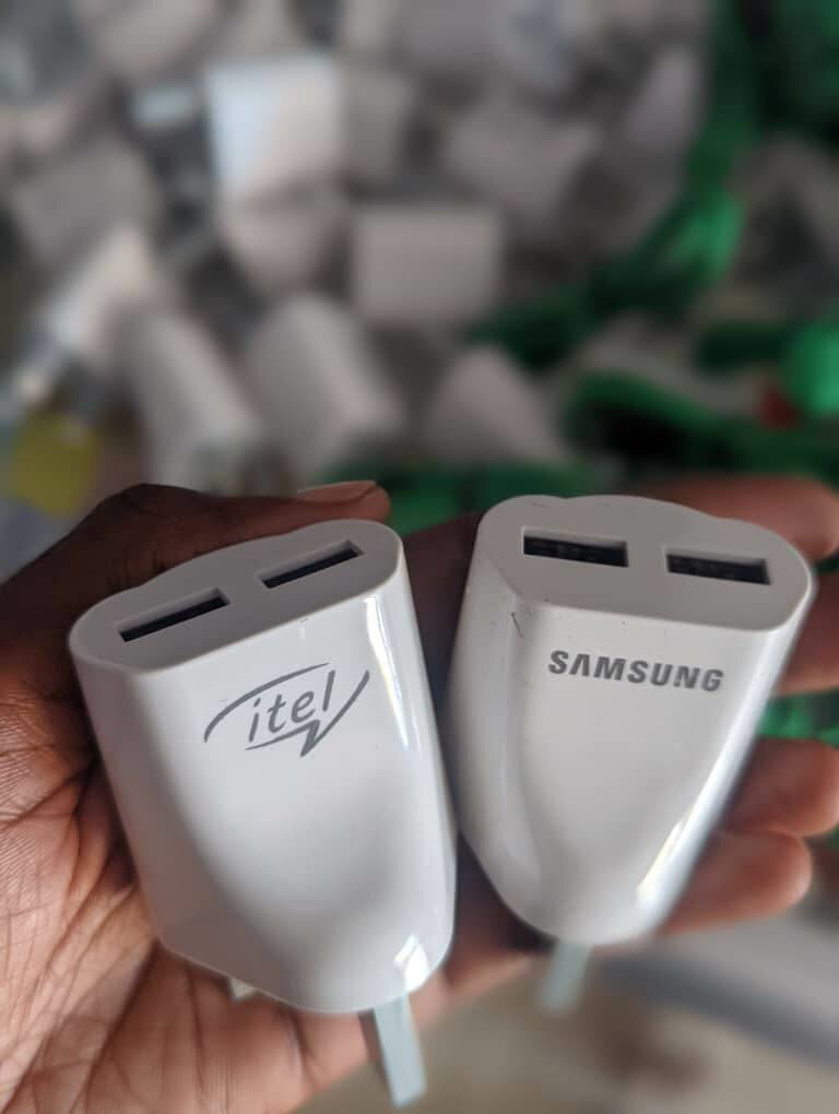Fast phone charger heads