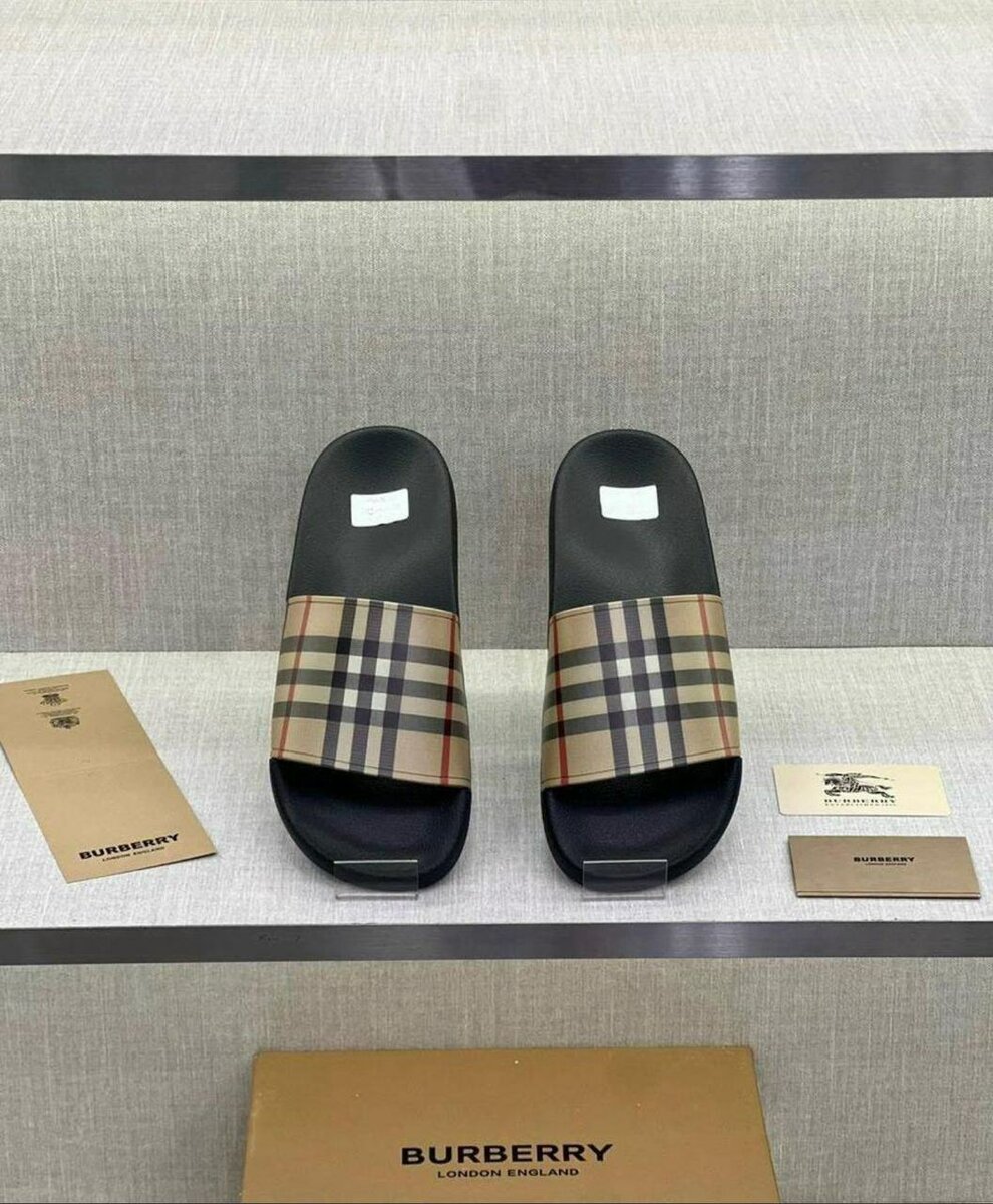 Claquettes Burberry unisexes