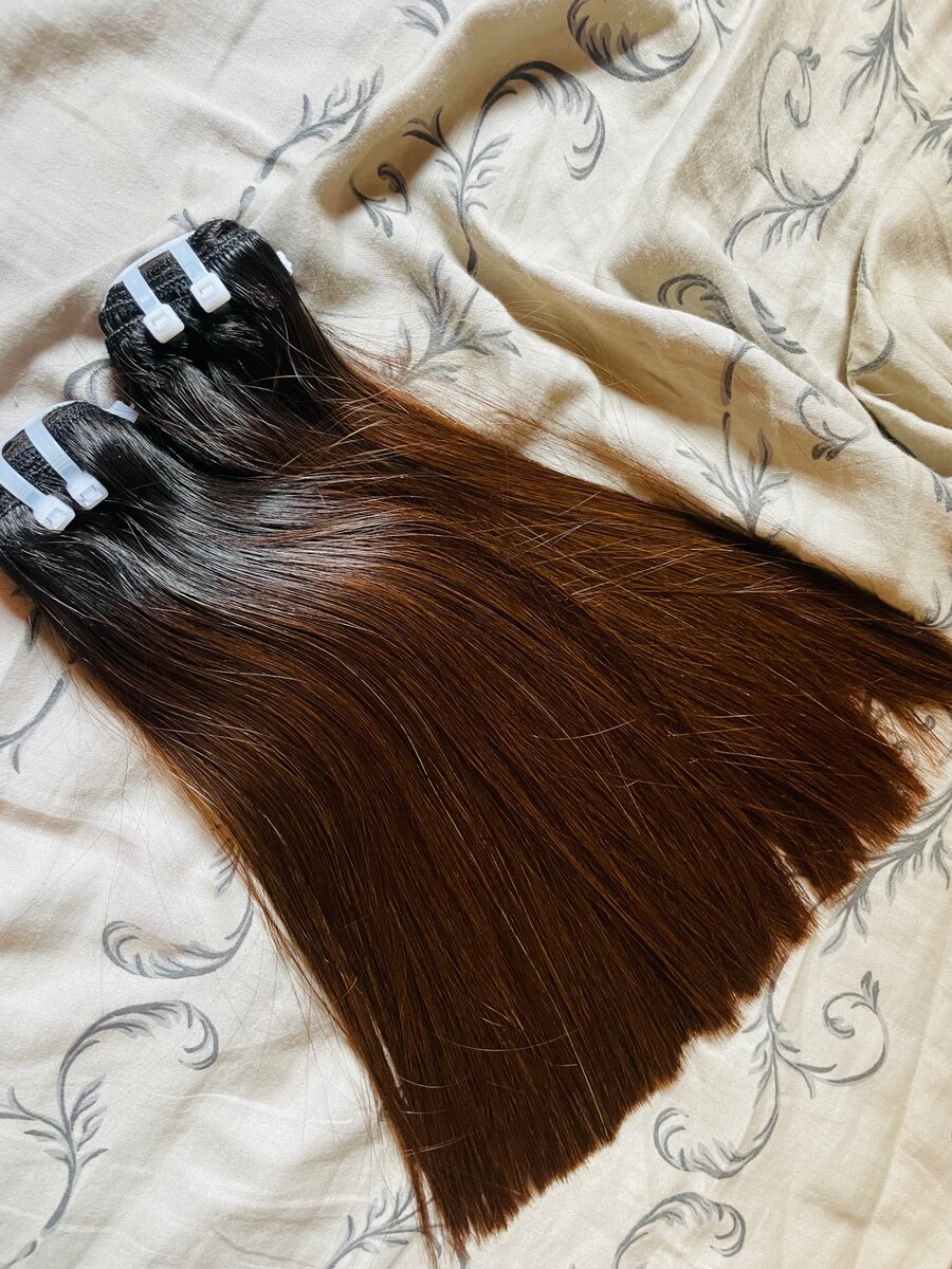 Vietnamese double drawn human hair 10 inch
