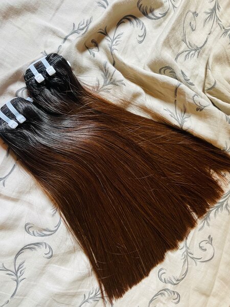 Vietnamese double drawn human hair 10 inch