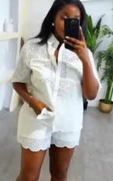 Ensemble Blanc en Dentelle