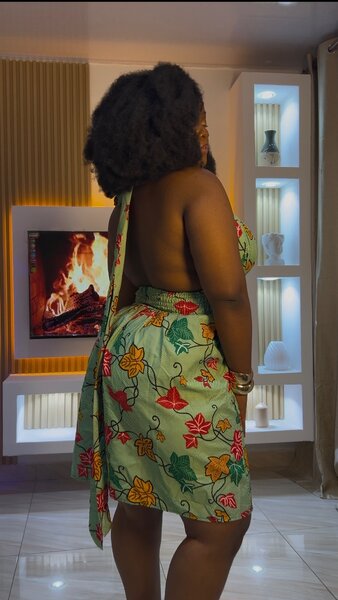 Robe d'été à motifs floraux