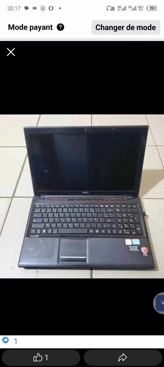 Ordinateur portable MSI