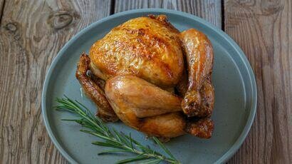 Poulet frit savoureux