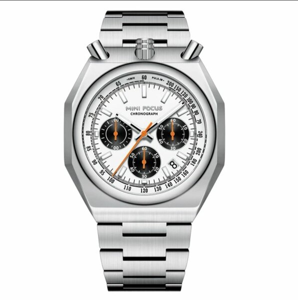 Montre Chronographe en Acier