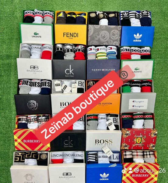 Coffret de boxers de marque