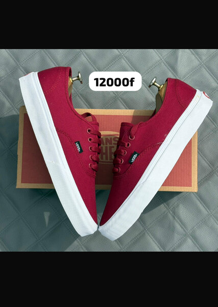 Vans rouge bordeaux tendance