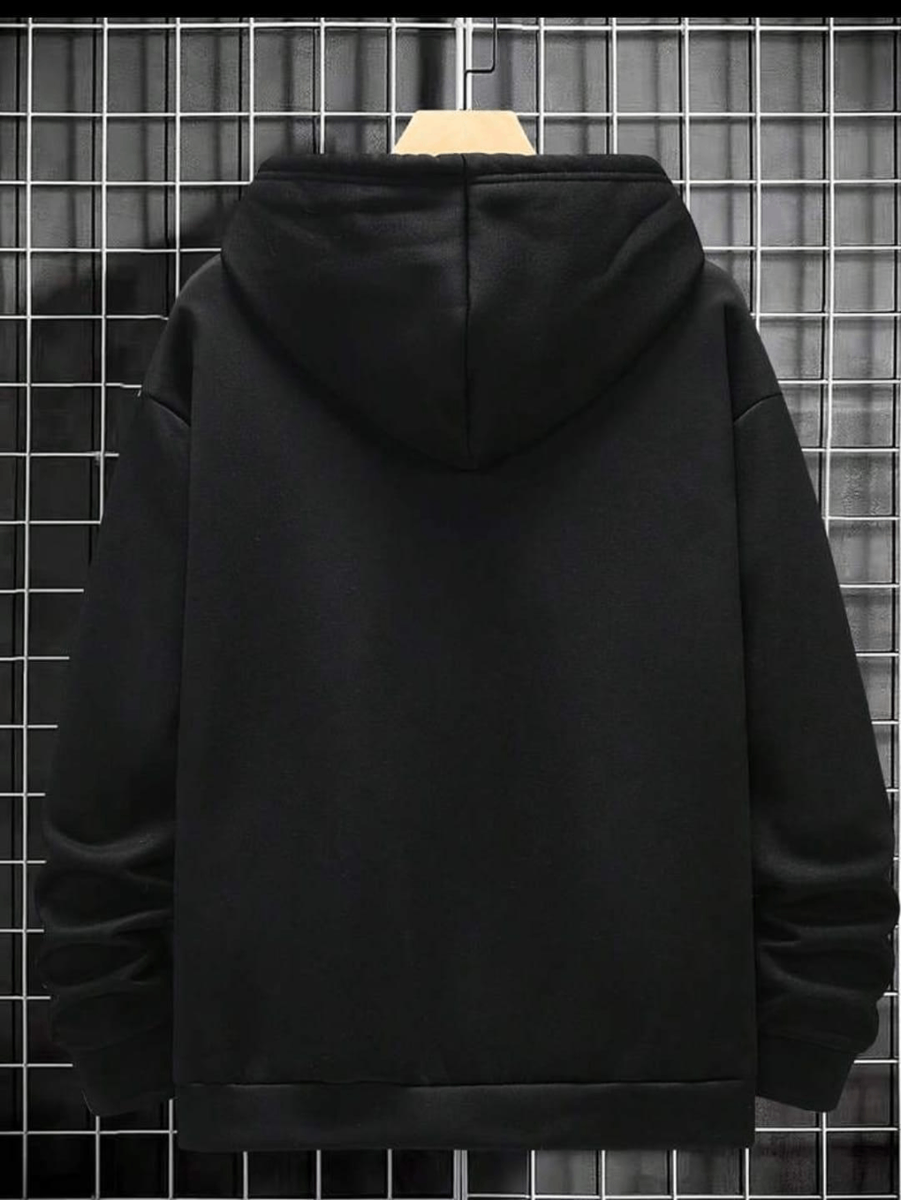 Men's Fleece Plain Hoodies