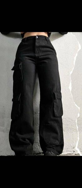Pantalon cargo noir