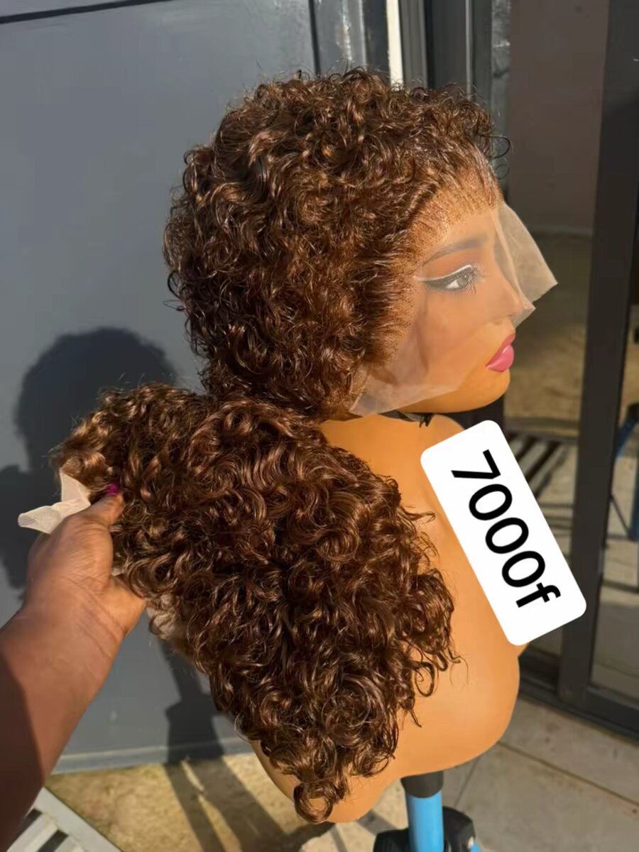 Perruque Bouclée en Dentelle