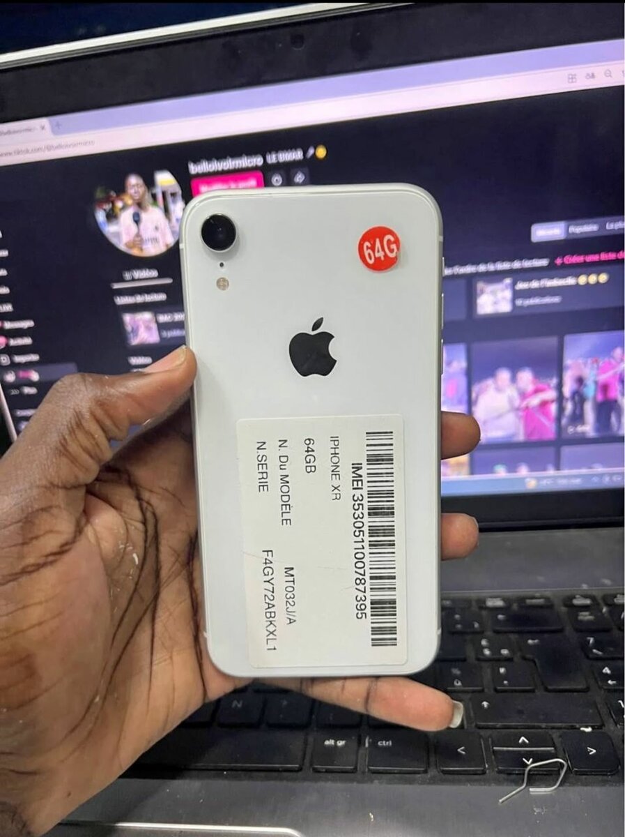 iPhone XR 64 Go Blanc