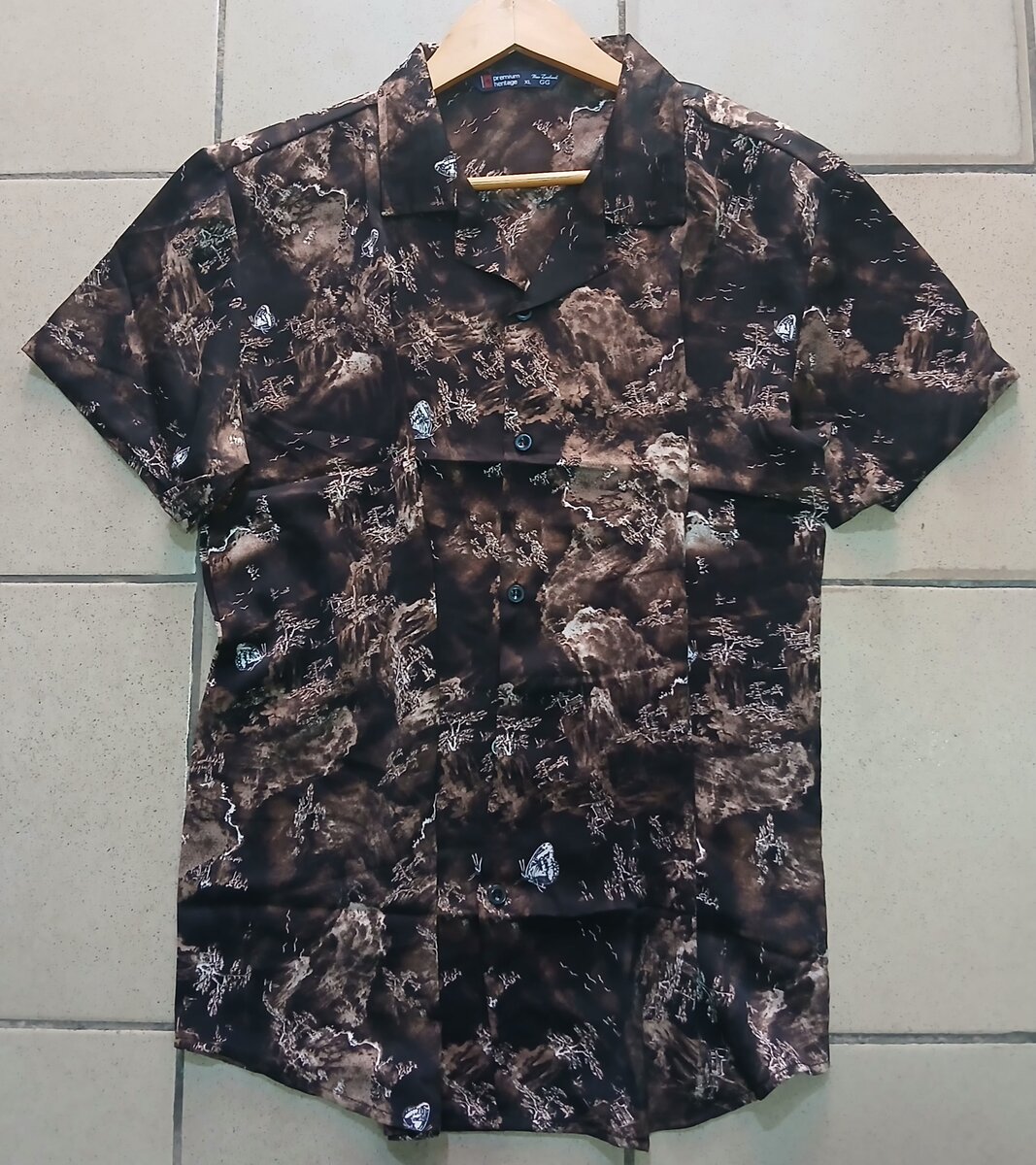 Chemise à manches courtes homme