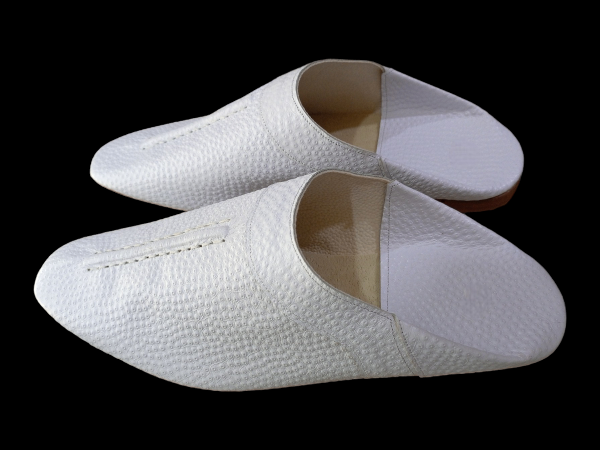 Babouche en cuir