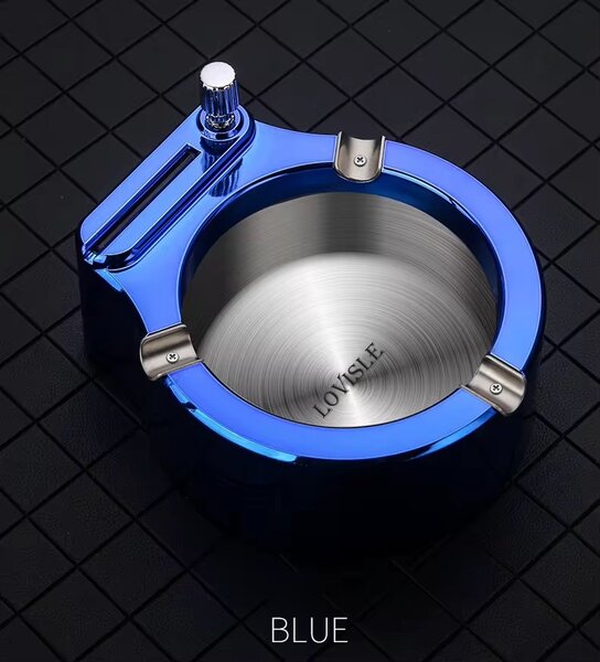 Cendrier Moderne avec Allume-Cigare Intégré