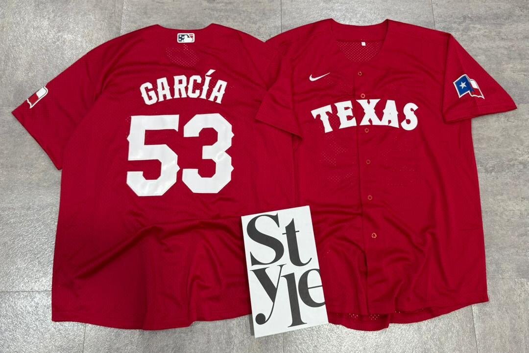 Maillot de Baseball Texas Rouge