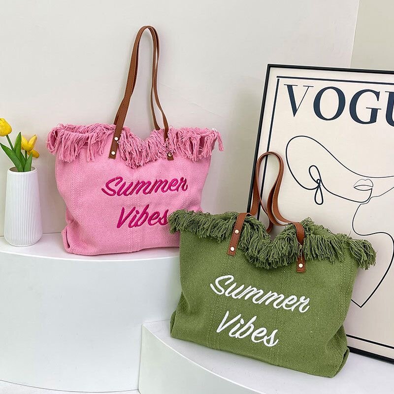 Sac en toile 'Summer Vibes'