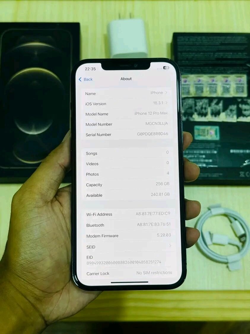iPhone 12 Pro Max 256Go