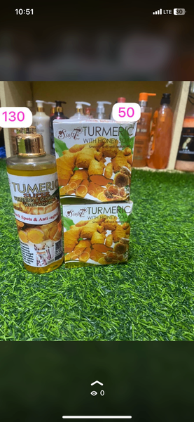 Turmeric oil and soap