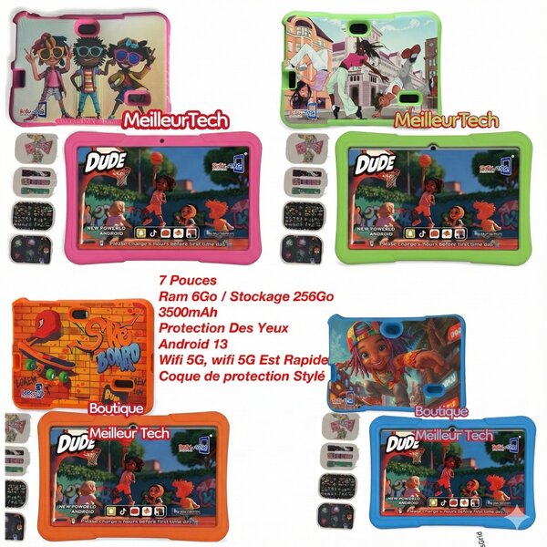 Tablette Enfant 7 Pouces Android