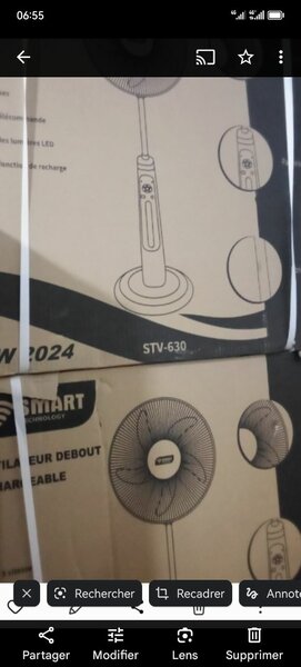 Ventilateur smart rechargeable