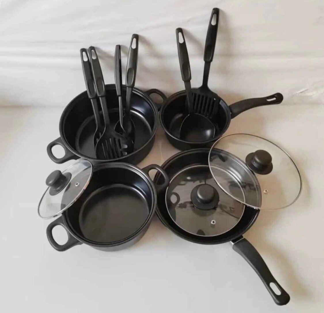 Set de cuisine antiadhésif 13 pièces