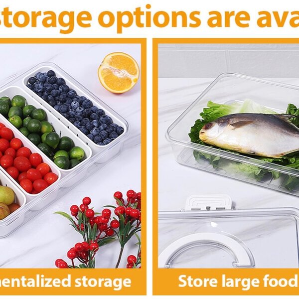 4 compartment storage bowl