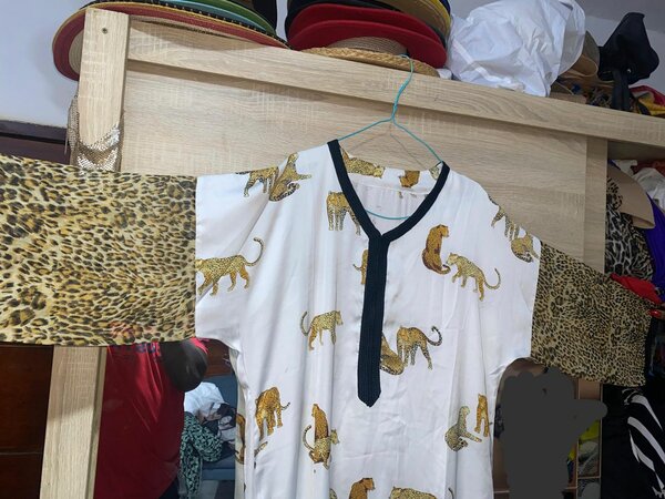 Robe imprimée léopard élégante