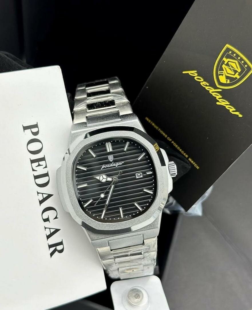 Montre homme Poedagar acier