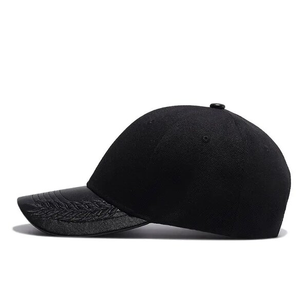 Leather Brim Cap