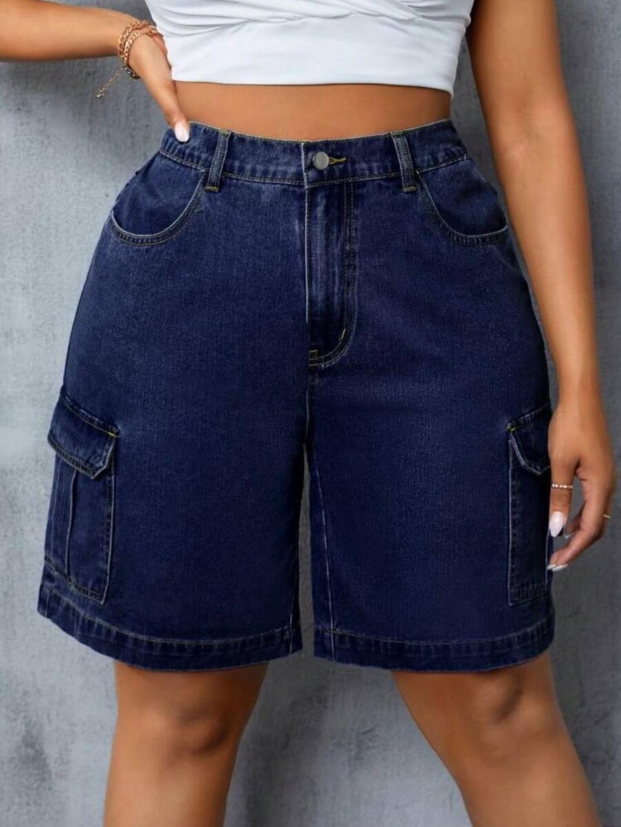 Calotté cargo  en jean
