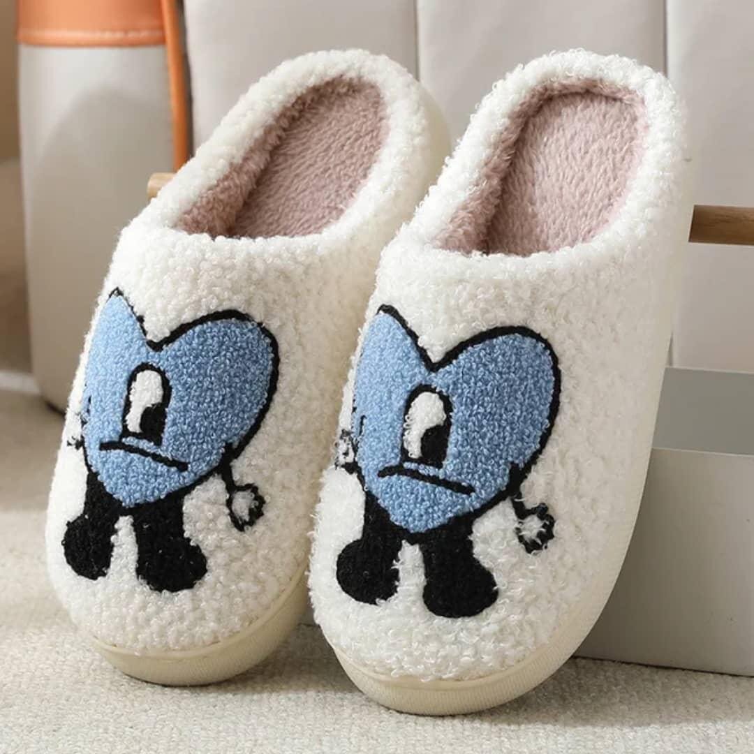 Chaussons en peluche dessins