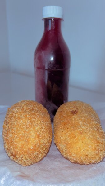 Chawarma africain et du jus