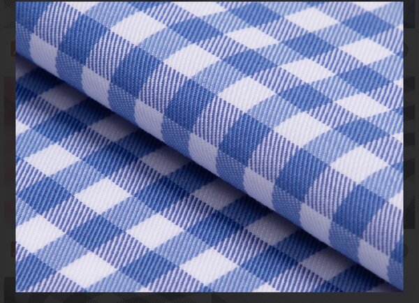 Tissu à carreaux  coton