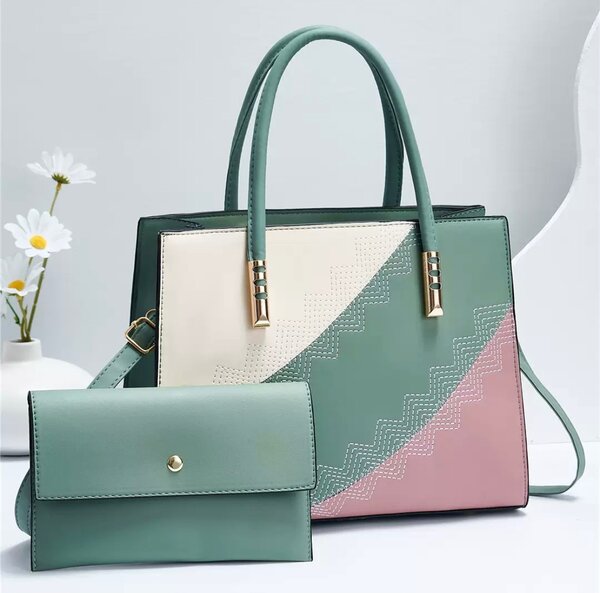 3coloured handbag